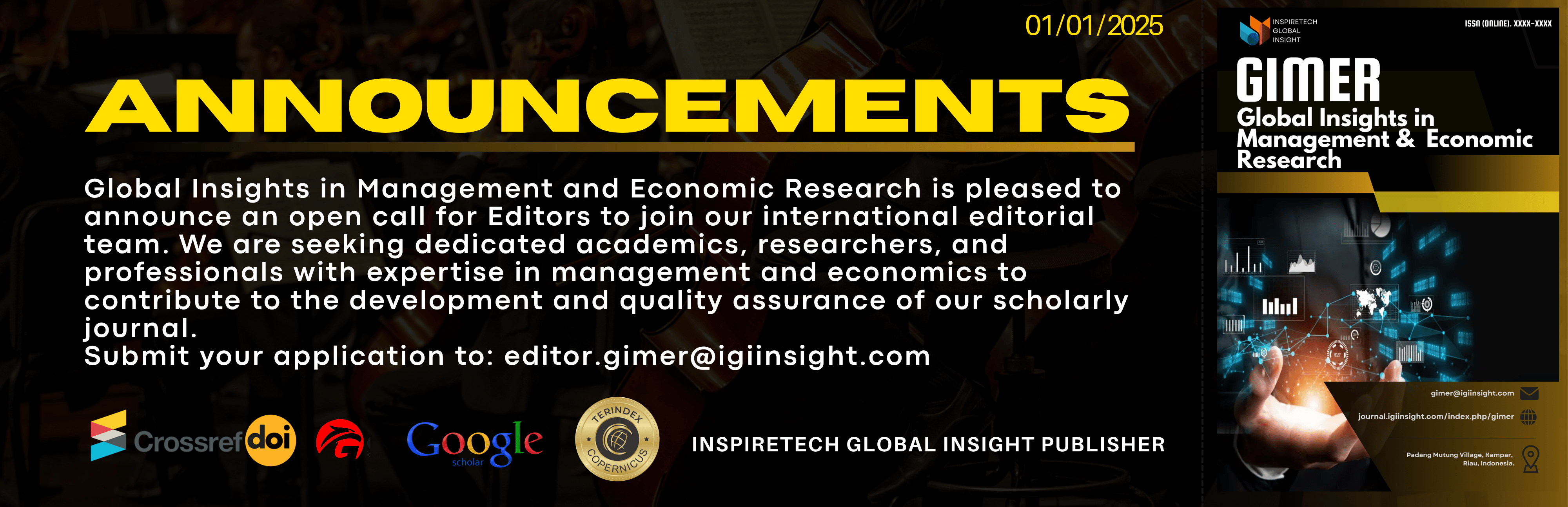 Announcement gimer